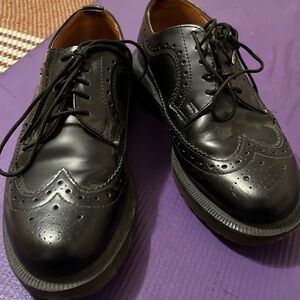 Doc Marten Black Derby lace loafers